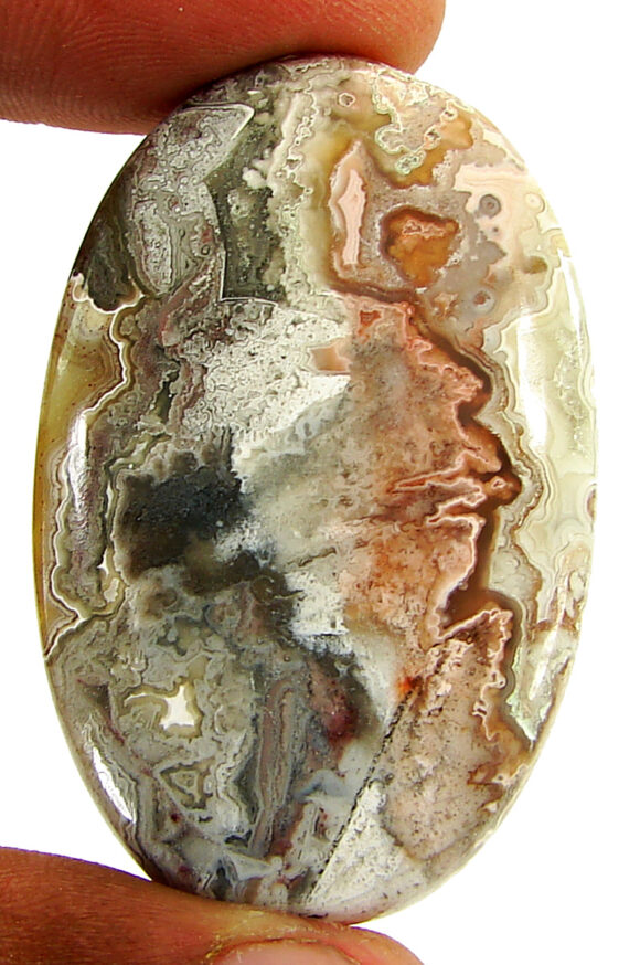 75.70 Ct Natural Crazy Lace Agate Loose Gemstone Cabochon Wire Wrap Stone - 20837