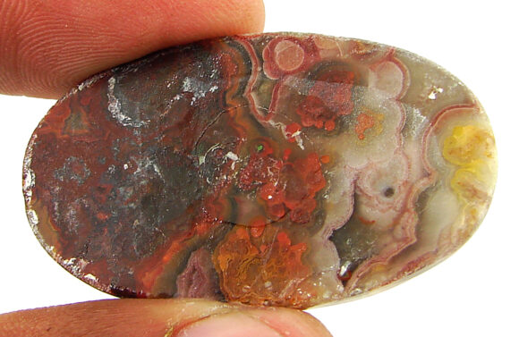 55.90 Ct Natural Crazy Lace Agate Loose Gemstone Cabochon Wire Wrap Stone - 20847 - Image 2