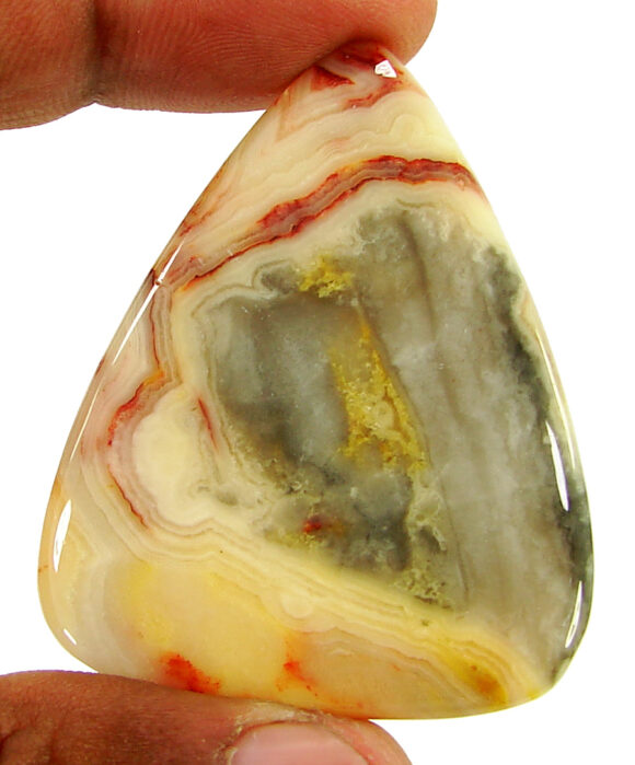 69.70 Ct Natural Crazy Lace Agate Loose Gemstone Cabochon Wire Wrap Stone - 20909