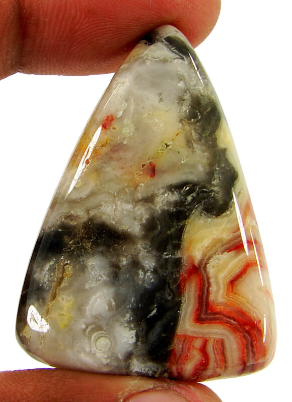 66.30 Ct Natural Crazy Lace Agate Loose Gemstone Cabochon Wire Wrap Stone - 20910