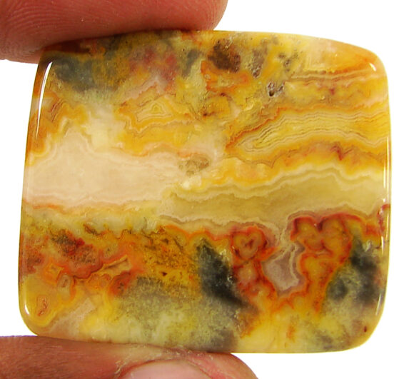 66.25 Ct Natural Crazy Lace Agate Loose Gemstone Cabochon Wire Wrap Stone - 20922 - Image 2