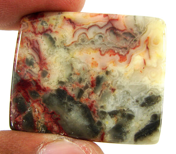 73.40 Ct Natural Crazy Lace Agate Loose Gemstone Cabochon Wire Wrap Stone - 20927 - Image 2