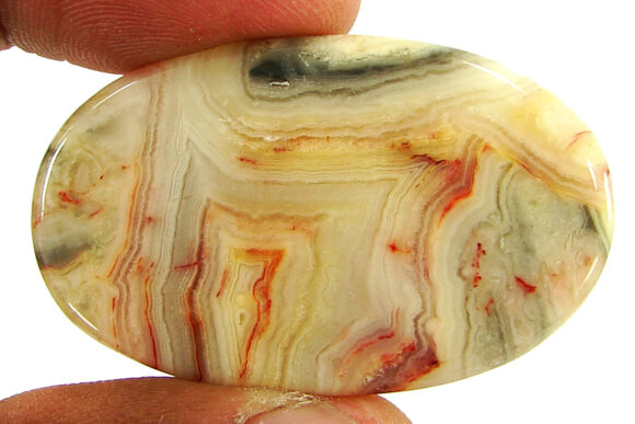 58.70 Ct Natural Crazy Lace Agate Loose Gemstone Cabochon Wire Wrap Stone - 20941 - Image 2