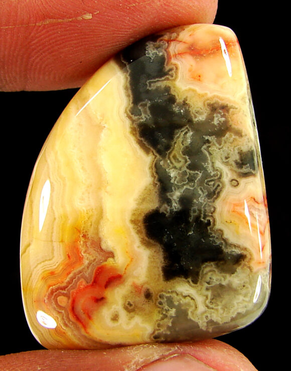 47.10 Ct Natural Crazy Lace Agate Loose Gemstone Cabochon Wire Wrap Stone - 20963