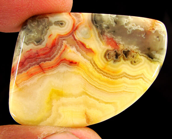 47.10 Ct Natural Crazy Lace Agate Loose Gemstone Cabochon Wire Wrap Stone - 20963 - Image 2