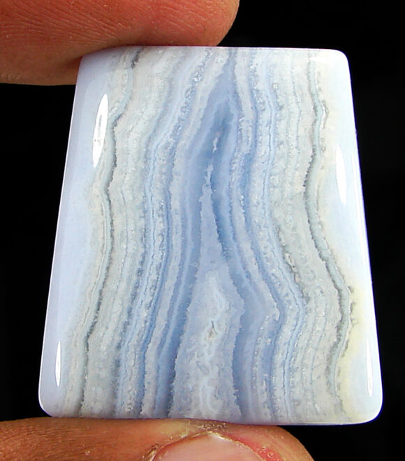 50.40 Ct Natural Blue Lace Agate Gemstone Stone Cabochon Wire wrap Stone - 21158