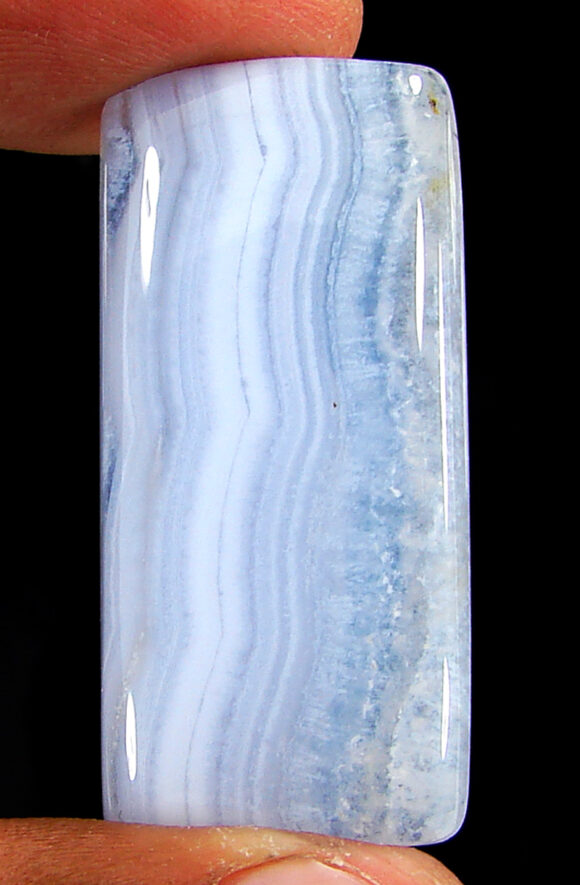 51.20 Ct Natural Blue Lace Agate Gemstone Stone Cabochon Wire wrap Stone - 21159