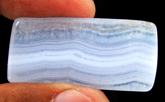 51.20 Ct Natural Blue Lace Agate Gemstone Stone Cabochon Wire wrap Stone - 21159 - Image 2