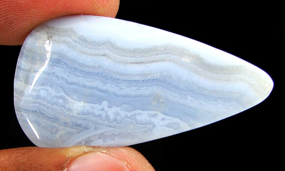 54.50 Ct Natural Blue Lace Agate Gemstone Stone Cabochon Wire wrap Stone - 21163 - Image 2