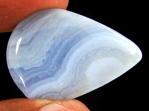 48.00 Ct Natural Blue Lace Agate Gemstone Stone Cabochon Wire wrap Stone - 21166 - Image 2