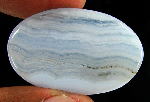 38.50 Ct Natural Blue Lace Agate Gemstone Stone Cabochon Wire wrap Stone - 21179 - Image 2