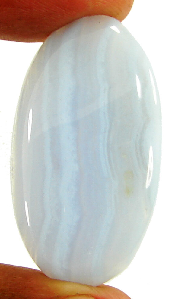 39.05 Ct Natural Blue Lace Agate Gemstone Stone Cabochon Wire wrap Stone - 21181