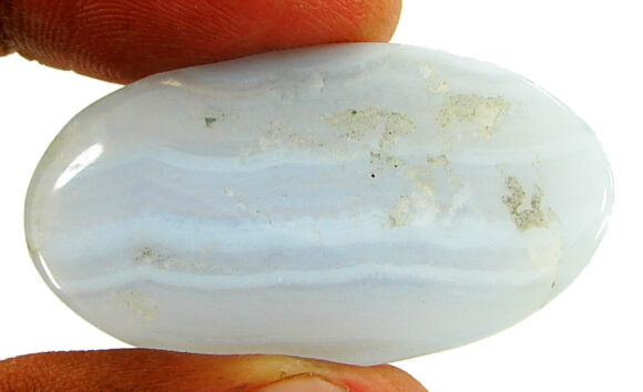 39.05 Ct Natural Blue Lace Agate Gemstone Stone Cabochon Wire wrap Stone - 21181 - Image 2