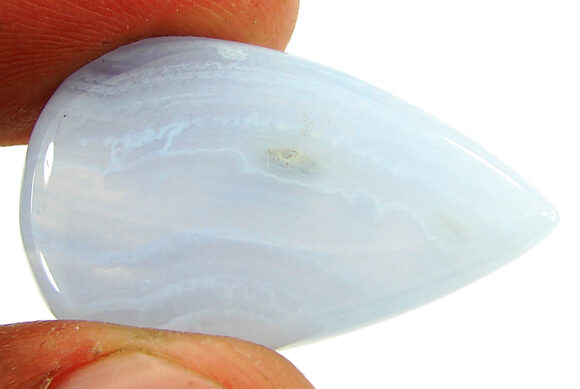 30.60 Ct Natural Blue Lace Agate Gemstone Stone Cabochon Wire wrap Stone - 21207 - Image 2