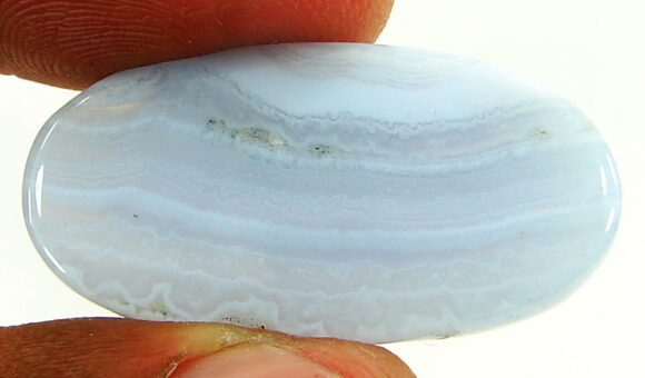 31.80 Ct Natural Blue Lace Agate Gemstone Stone Cabochon Wire wrap Stone - 21211 - Image 2