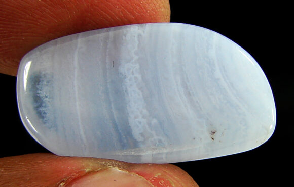 20.30 Ct Natural Blue Lace Agate Gemstone Stone Cabochon Wire wrap Stone - 21233 - Image 2