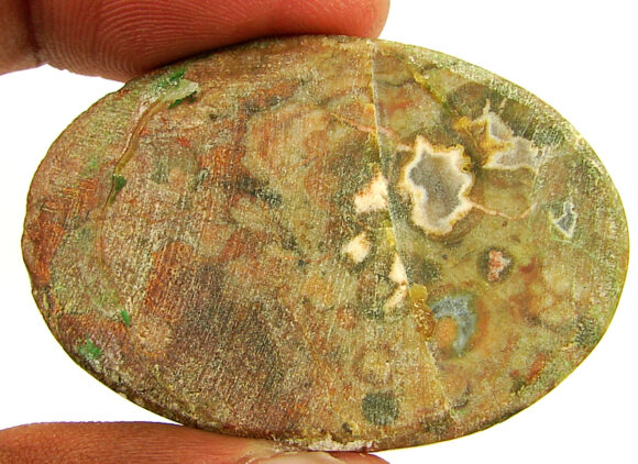 76.10 Ct Natural Rainforest Jasper Rhyolite Gemstone Cabochon Wire Wrap - 21615 - Image 2