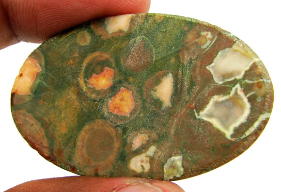 74.30 Ct Natural Rainforest Jasper Rhyolite Gemstone Cabochon Wire Wrap - 21617 - Image 2