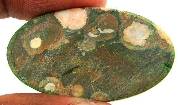 60.55 Ct Natural Rainforest Jasper Rhyolite Gemstone Cabochon Wire Wrap - 21621 - Image 2