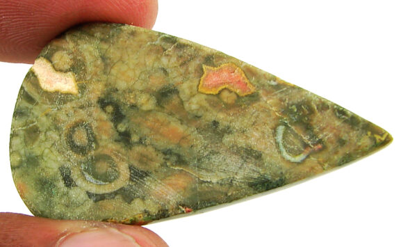 50.65 Ct Natural Rainforest Jasper Rhyolite Gemstone Cabochon Wire Wrap - 21624 - Image 2