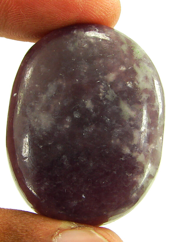 91.90 Ct Natural Purple Lepidolite Loose Gemstone Cabochon Wire Wrap Stone - 21740