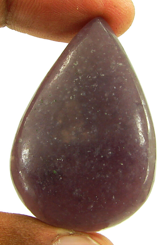 75.40 Ct Natural Purple Lepidolite Loose Gemstone Cabochon Wire Wrap Stone - 21744