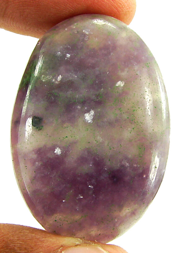 65.25 Ct Natural Purple Lepidolite Loose Gemstone Cabochon Wire Wrap Stone-21753