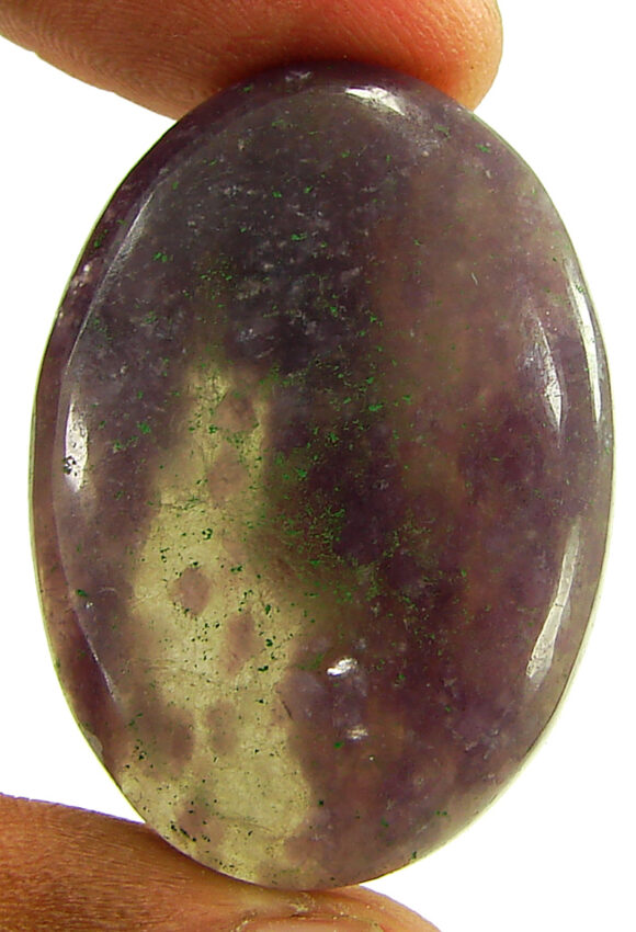 70.55 Ct Natural Purple Lepidolite Loose Gemstone Cabochon Wire Wrap Stone - 21755