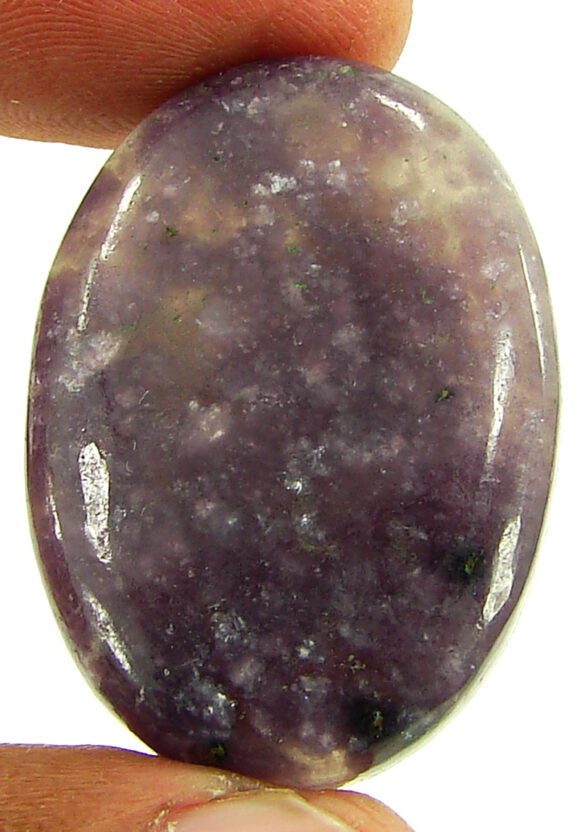 65.75 Ct Natural Purple Lepidolite Loose Gemstone Cabochon Wire Wrap Stone - 21758