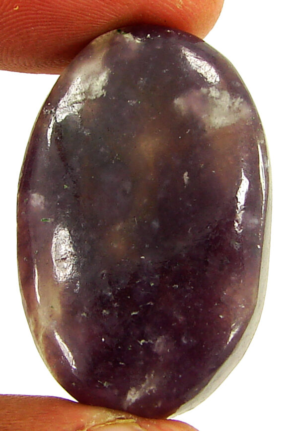 66.55 Ct Natural Purple Lepidolite Loose Gemstone Cabochon Wire Wrap Stone - 21759