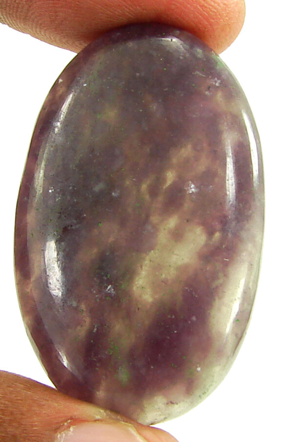 65.60 Ct Natural Purple Lepidolite Loose Gemstone Cabochon Wire Wrap Stone - 21760