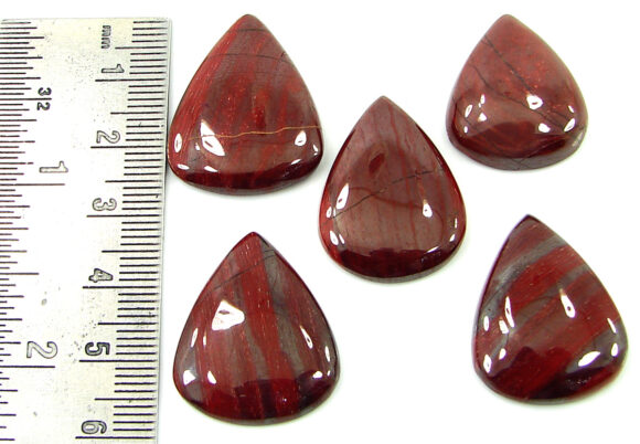 134.70 Ct Natural Snake Skin Jasper Loose Gemstone 24-27 mm Cabochon 5 Pcs Lot - 21783 - Image 2