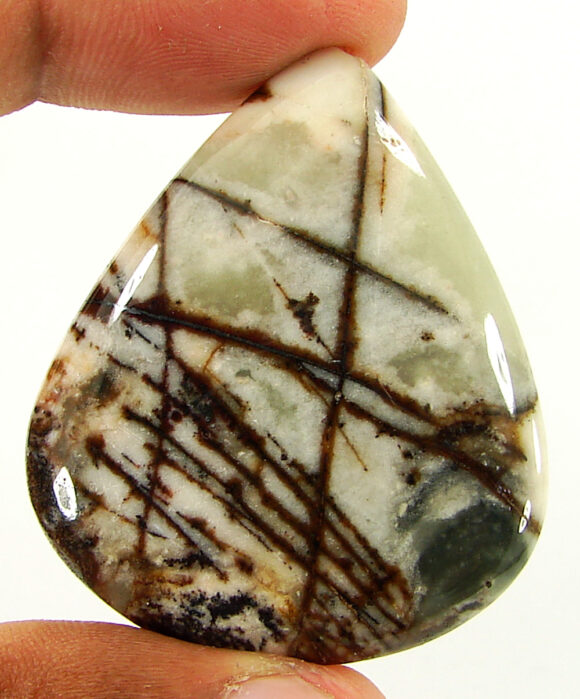 63.20 Ct Natural Coco Jasper Loose Gemstone Stone Cabochon Wire Wrap Stone - 21928