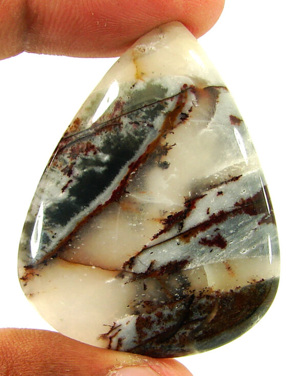 60.95 Ct Natural Coco Jasper Loose Gemstone Stone Cabochon Wire Wrap Stone - 21931