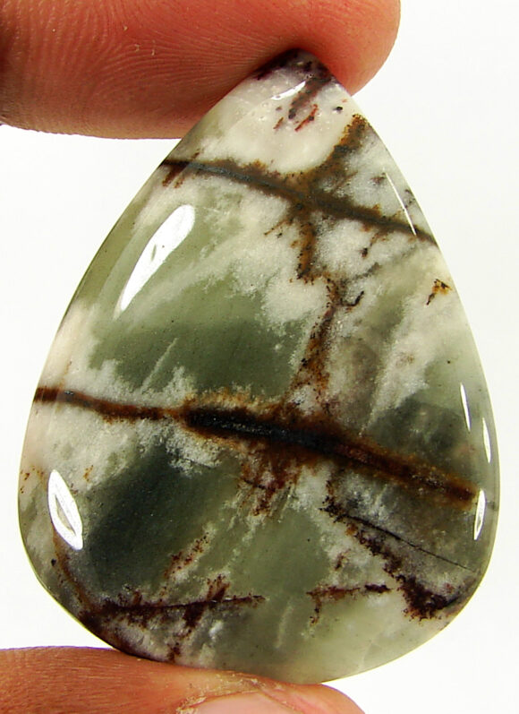 46.70 Ct Natural Coco Jasper Loose Gemstone Stone Cabochon Wire Wrap Stone - 21938