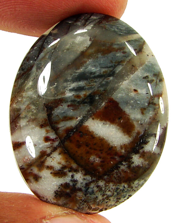 40.25 Ct Natural Coco Jasper Loose Gemstone Stone Cabochon Wire Wrap Stone - 21949