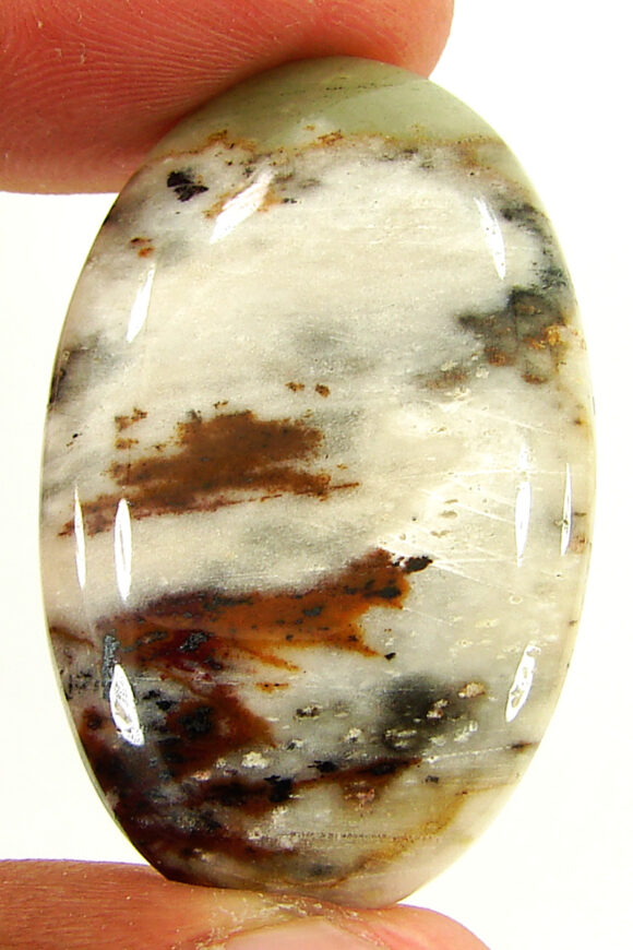 37.10 Ct Natural Coco Jasper Loose Gemstone Stone Cabochon Wire Wrap Stone - 21951