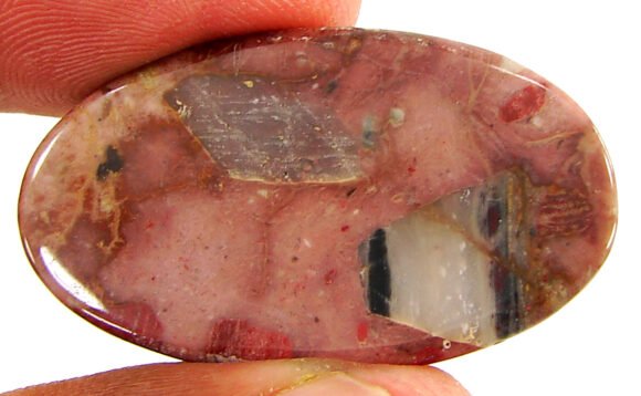 33.80 Ct Natural Chert Breccia Loose Gemstone Cabochon Wire Wrap Stone - 22026 - Image 2