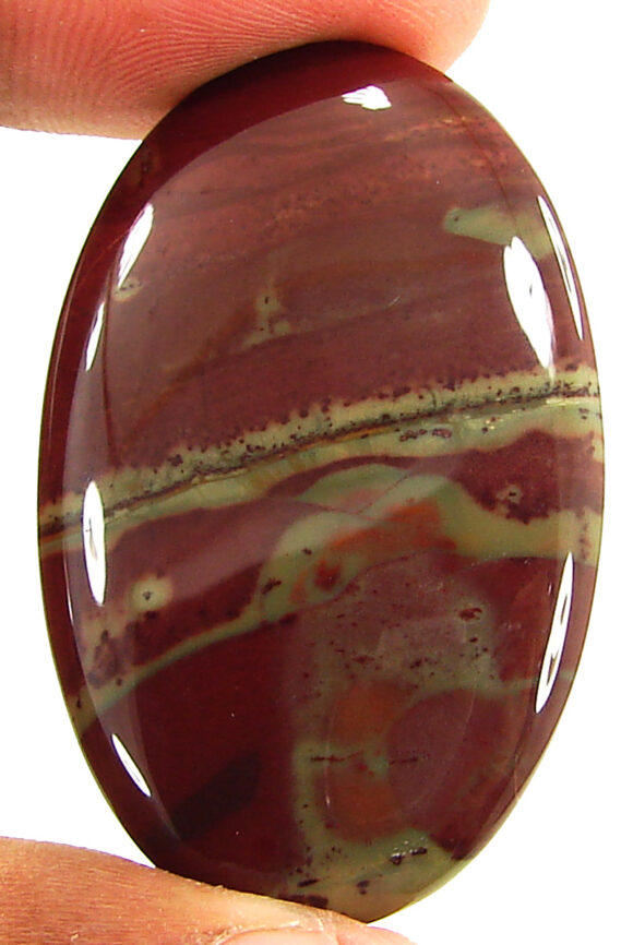 58.50 Ct Natural American Jasper Loose Gemstone Cabochon Wire Wrap Stone - 22051