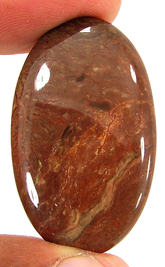 33.25 Ct Natural American Jasper Loose Gemstone Cabochon Wire Wrap Stone - 22058