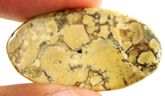 35.05 Ct Natural Polka Dot Jasper Loose Gemstone Cabochon Wire Wrap Stone - 22077 - Image 2