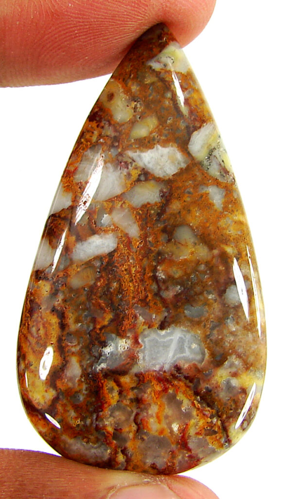 59.50 Ct Natural Rainbow Jasper Loose Gemstone Cabochon Wire Wrap Stone - 22114