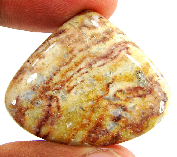 47.35 Ct Natural Rainbow Jasper Loose Gemstone Cabochon Wire Wrap Stone - 22125