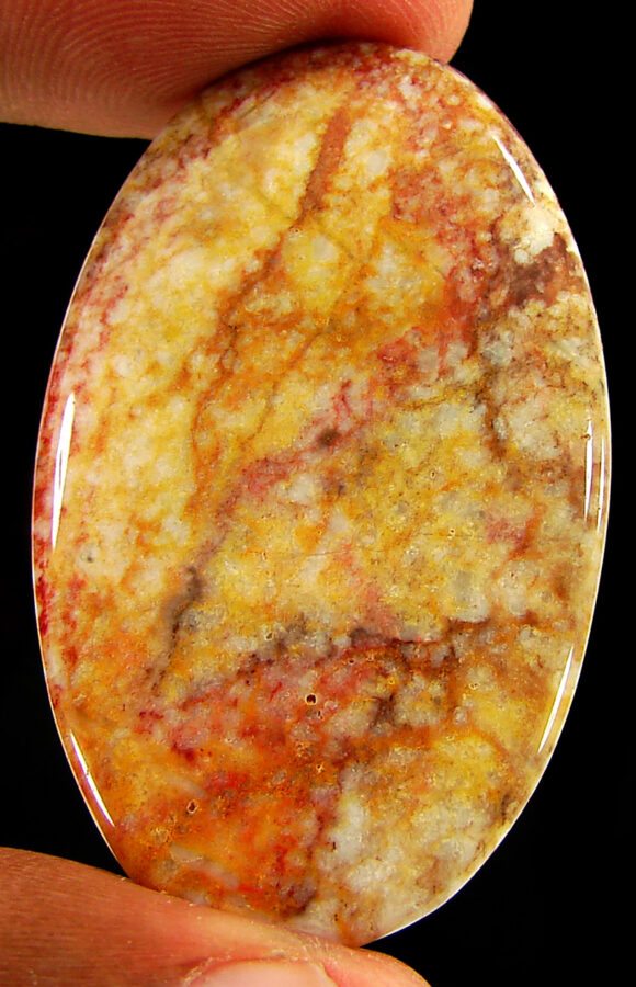 38.70 Ct Natural Rainbow Jasper Loose Gemstone Cabochon Wire Wrap Stone - 22134