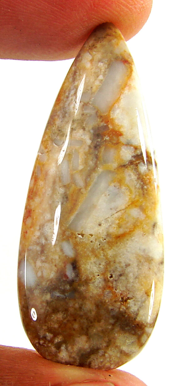 29.85 Ct Natural Rainbow Jasper Loose Gemstone Cabochon Wire Wrap Stone - 22141