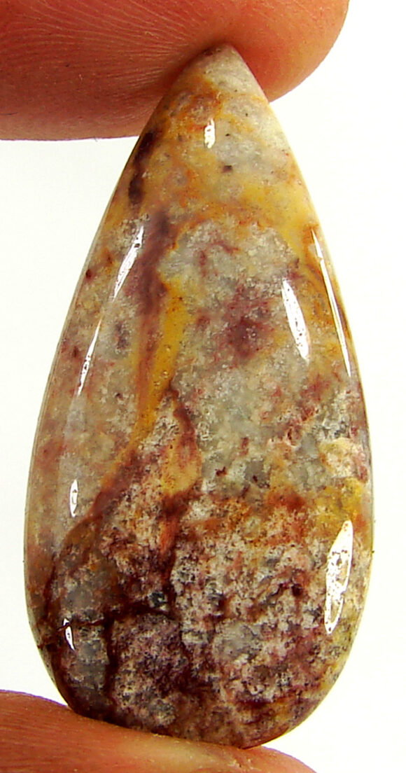 28.85 Ct Natural Rainbow Jasper Loose Gemstone Cabochon Wire Wrap Stone - 22143