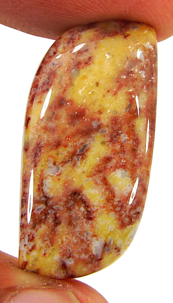 25.15 Ct Natural Rainbow Jasper Loose Gemstone Cabochon Wire Wrap Stone - 22145