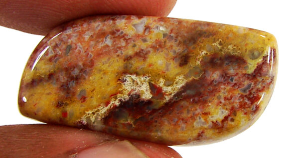 25.15 Ct Natural Rainbow Jasper Loose Gemstone Cabochon Wire Wrap Stone - 22145 - Image 2