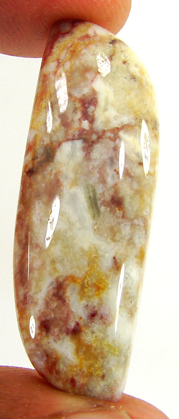 24.75 Ct Natural Rainbow Jasper Loose Gemstone Cabochon Wire Wrap Stone - 22146