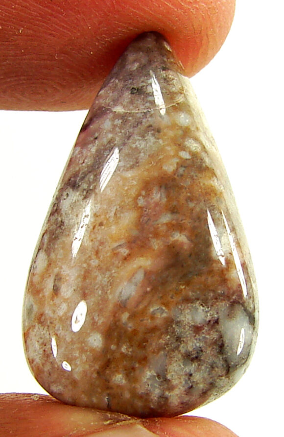 17.45 Ct Natural Rainbow Jasper Loose Gemstone Cabochon Wire Wrap Stone - 22152